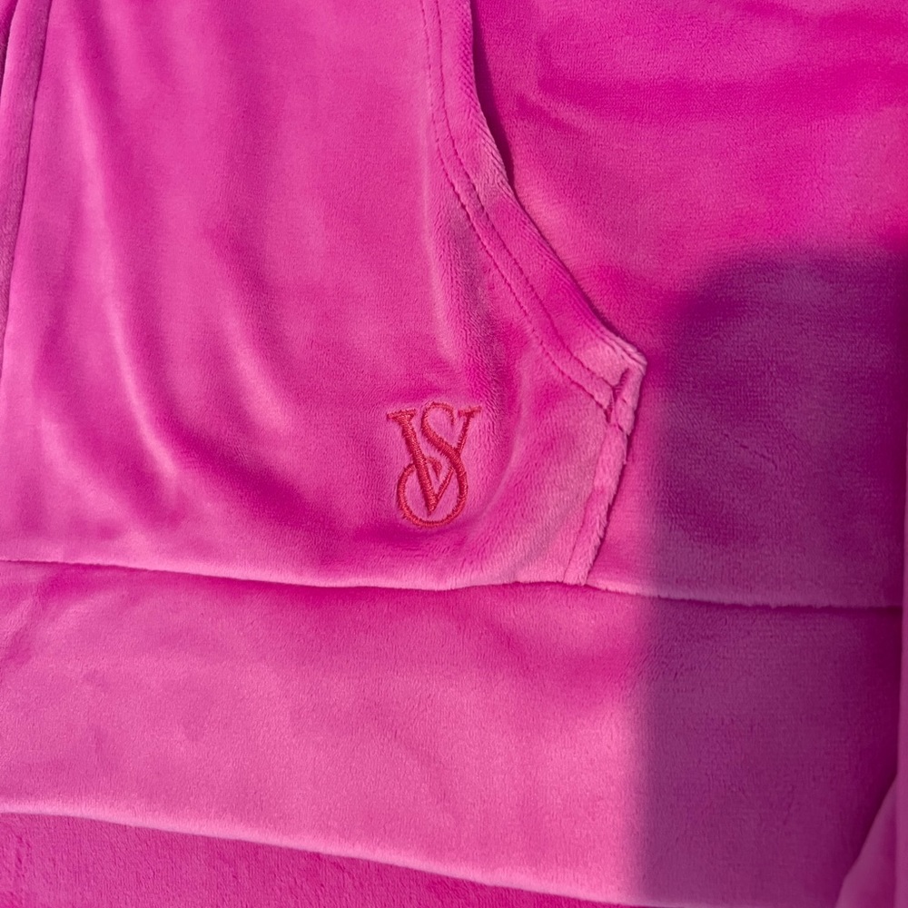Victoria’s Secret Velour Full Zip Hoodie - Picture 3 of 3
